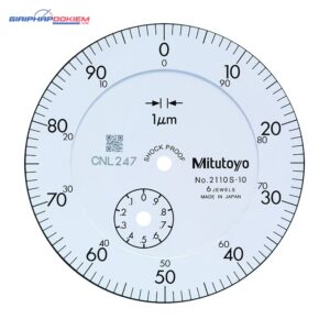 Đồng Hồ So Cơ Khí Flat Back 1mm, 0,001mm Mitutoyo 2109AB-70 10 dong ho so co khi lug back 1mm 0 001mm mitutoyo 2110a 10 2