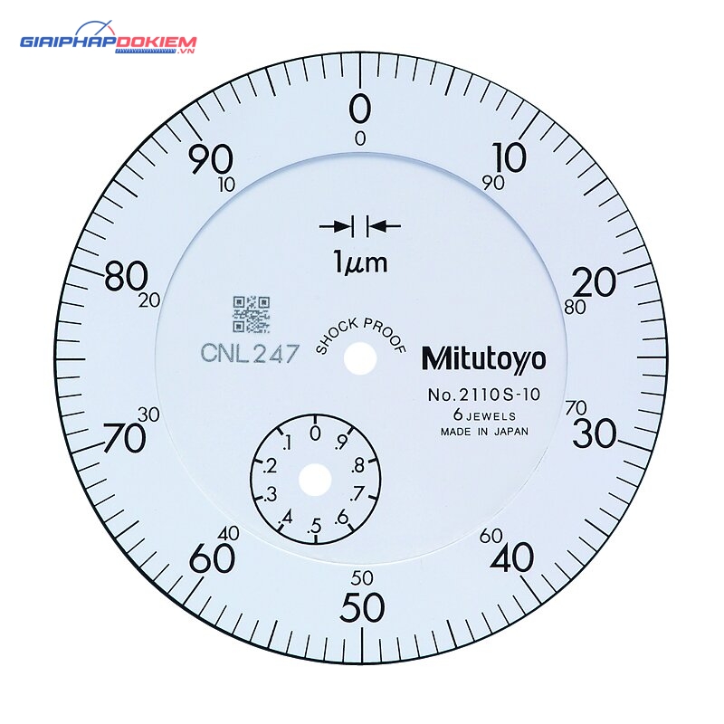 Đồng Hồ So Cơ Khí, Dial Indicator, Lug Back 1mm, 0,001mm, Shockproof, IP64 Mitutoyo 2109S-70 7 Đồng Hồ So Cơ Khí, Dial Indicator, Lug Back 1mm, 0,001mm, Shockproof, IP64 Mitutoyo 2109S-70 - Ảnh 3