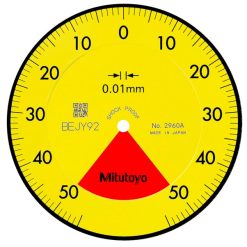 Đồng Hồ So Cơ Khí Lug Back 1mm, 0,01mm Mitutoyo 2960A 9 dong ho so co khi lug back 1mm 0 01mm mitutoyo 2960t 1