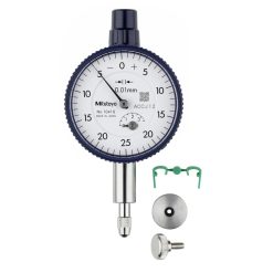 Đồng Hồ So Cơ Khí, Dial Indicator, Lug Back 3,5mm, 0,01mm Mitutoyo 1041A