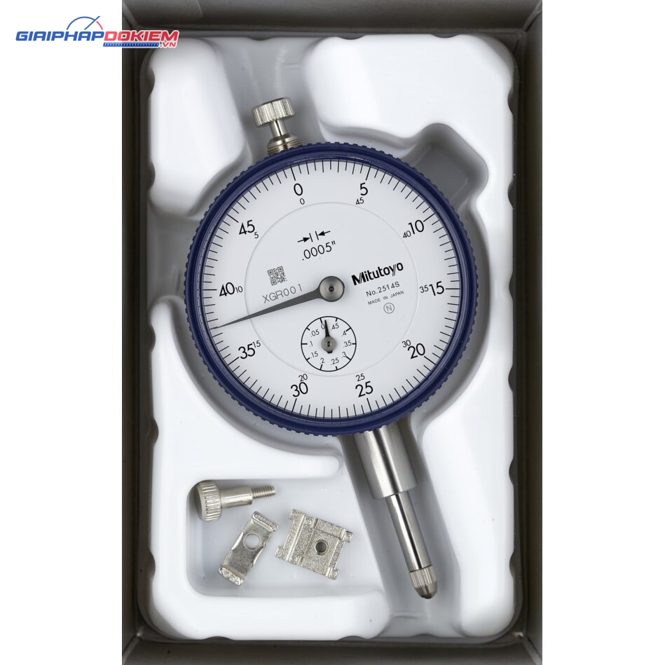 Đồng Hồ So Cơ Khí, Dial Indicator, Flat Back, AGD/ANSI 0,025", 0,0001", Jew. Bearing, Shockpr Mitutoyo 2802SB-10 5 Đồng Hồ So Cơ Khí, Dial Indicator, Flat Back, AGD/ANSI 0,025", 0,0001", Jew. Bearing, Shockpr Mitutoyo 2802SB-10 - Ảnh 4