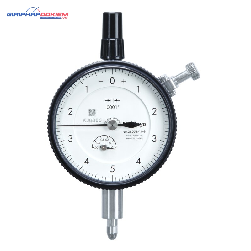 Đồng Hồ So Cơ Khí, Dial Indicator, Flat Back, AGD/ANSI 0,05", 0,0001", Jew. Bearing, Shockproof Mitutoyo 2805SB-10 5 Đồng Hồ So Cơ Khí, Dial Indicator, Flat Back, AGD/ANSI 0,05", 0,0001", Jew. Bearing, Shockproof Mitutoyo 2805SB-10