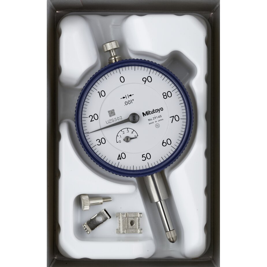 Đồng Hồ So Cơ Khí, Dial Indicator, Lug Back, AGD/ANSI 0,5", 0,001", Reverse Reading Mitutoyo 2914S 8 Đồng Hồ So Cơ Khí, Dial Indicator, Lug Back, AGD/ANSI 0,5", 0,001", Reverse Reading Mitutoyo 2914S - Ảnh 4