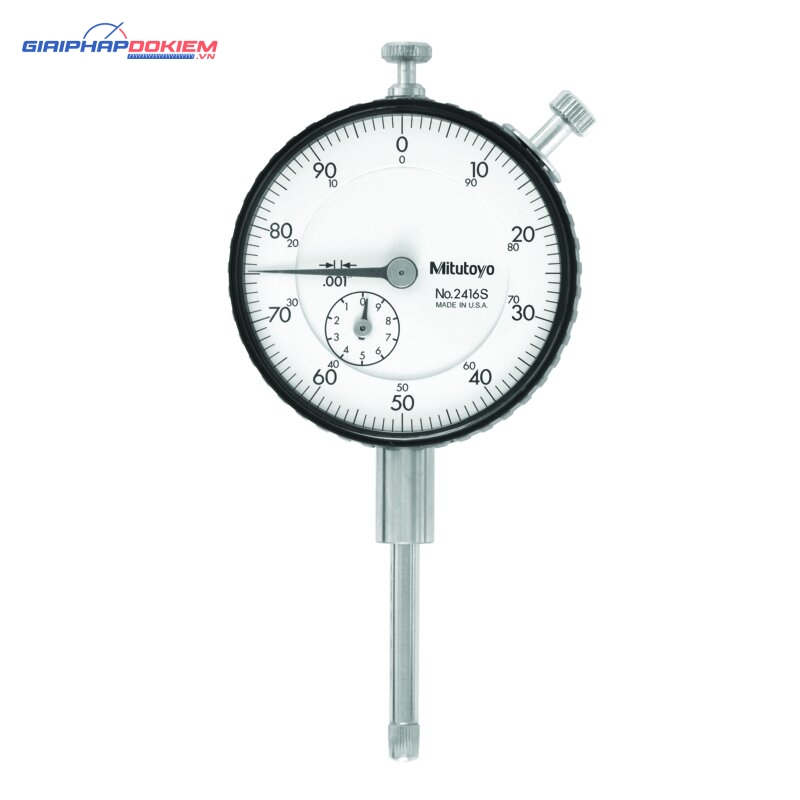 Đồng Hồ So Cơ Khí, Dial Indicator, Lug Back, AGD/ANSI 1", 0,001" Mitutoyo 2416S 4 Đồng Hồ So Cơ Khí, Dial Indicator, Lug Back, AGD/ANSI 1", 0,001" Mitutoyo 2416S