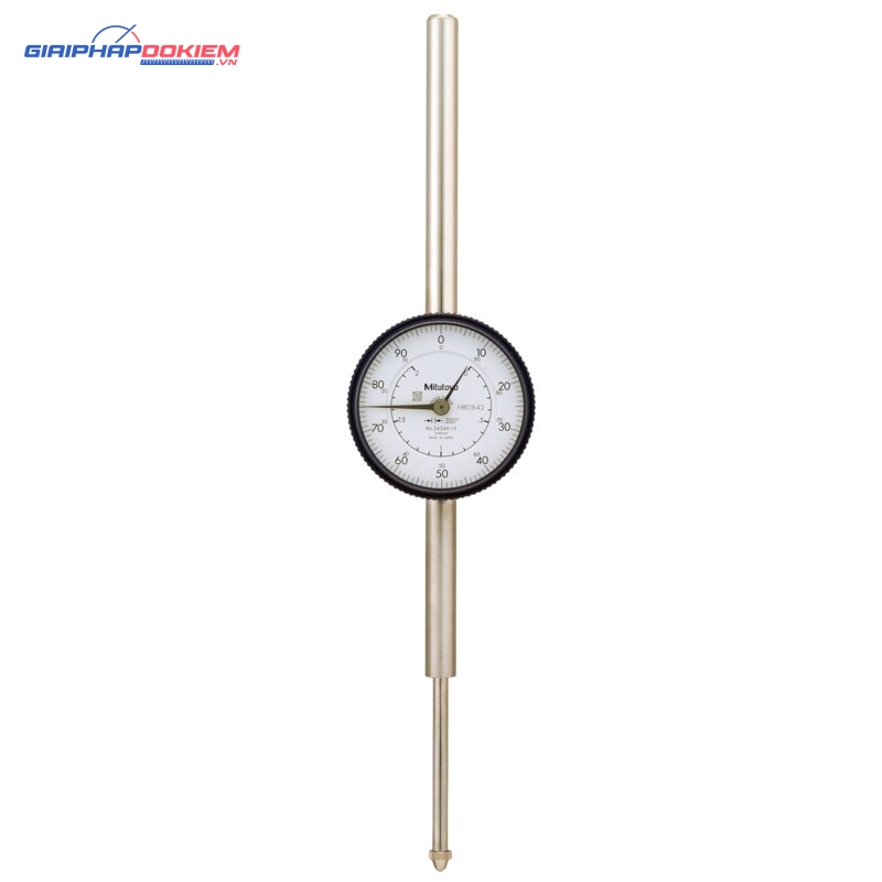 Đồng Hồ So Cơ Khí, Dial Indicator, Flat Back, AGD/ANSI 2", 0,001", Shockpr., One Revo. Counter Mitutoyo 2424SB-19 2 Đồng Hồ So Cơ Khí, Dial Indicator, Flat Back, AGD/ANSI 2", 0,001", Shockpr., One Revo. Counter Mitutoyo 2424SB-19