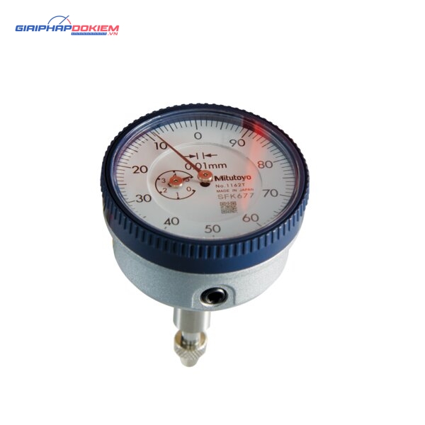 Đồng Hồ So Cơ Khí Mặt Lớn Back Plunger 5mm, 0,01mm Mitutoyo 1162A 5 Đồng Hồ So Cơ Khí Mặt Lớn Back Plunger 5mm, 0,01mm Mitutoyo 1162A