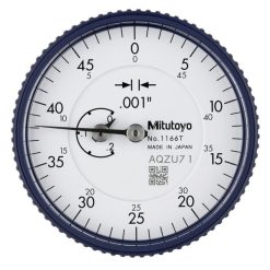 Đồng Hồ So Cơ Khí Mặt Lớn, Dial Indicator, Back Plunger, AGD/ANSI 0,2", 0,001" Mitutoyo 1166T