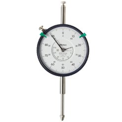 Đồng Hồ So Cơ Khí Mặt Lớn, Dial Indicator, Flat Back 30mm, 0,01mm, Shockp., Coax. Rev. Count Mitutoyo 3052SB-19