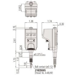 Đồng Hồ So Điện Tử Đặc Biệt, Digital Indicator ID-N, IP66, ANSI/AGD Inch/Metric, 0,5", 0,0005" Mitutoyo 543-571 13 dong ho so dien tu dac biet digital indicator id n ip66 ansi agd inch metric 0 5 0 00005 543 576 1