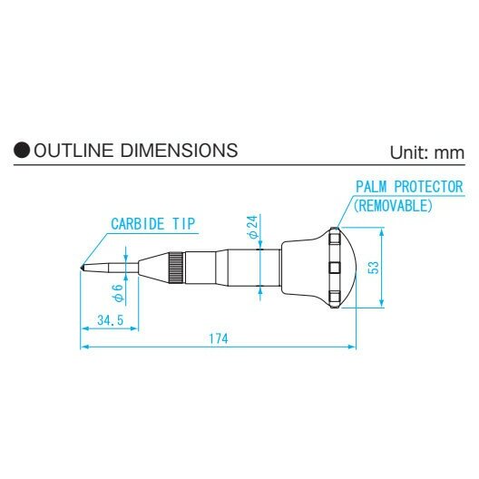 Đục lấy dấu tự động không cần búa Niigata Seiki AP-L 4 Đục lấy dấu tự động không cần búa Niigata Seiki AP-L - Ảnh 2