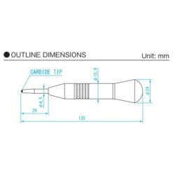 Đục lấy dấu tự động không cần búa Niigata Seiki AP-M2 5 duc lay dau tu dong khong can bua niigata seiki ap m2 1