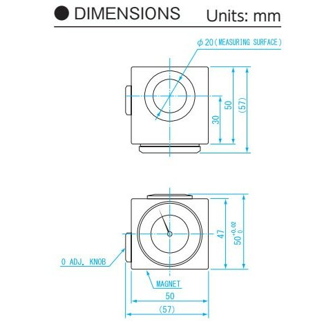Dụng cụ sét zero trục Z đồng hồ Niigata Seiki DTP-50M 2 Dụng cụ sét zero trục Z đồng hồ Niigata Seiki DTP-50M - Ảnh 2