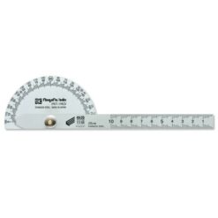 Dưỡng đo góc bán nguyệt 0-180º vạch chia Kaidan Niigataseiki PRT-19KD