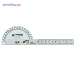 Dưỡng đo góc bán nguyệt 0-180º vạch chia Kaidan Niigataseiki PRT-19KD