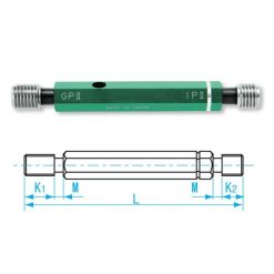 Dưỡng đo ren trong M2x0.4-GPIP II, Niigata Seiki GPIP2-0204