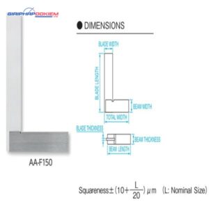 Eke vuông chuẩn dài 200x130mm kiểu đế dày Niigata Seiki AA-F200
