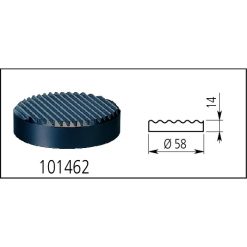 Đế gá đồng hồ so D=58mm Mitutoyo 519-109-10 10 ga do may do gauge stand with hardened steel anvil d 58mm serrated anvil heigh column 519 109 10 2