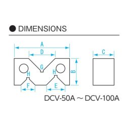 Khối V dài 50mm (2 cái/cặp) Niigata Seiki DCV-50A 5 khoi v dai 100mm 2 cai cap niigata seiki dcv 100a 1