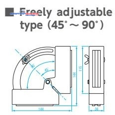 Khung điều chỉnh góc hàn 45-90° Niigata Seiki MGW-C145 4 Khung điều chỉnh góc hàn 45-90° Niigata Seiki MGW-C145 - Ảnh 2