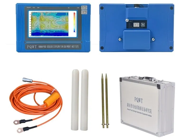 Máy dò nước ngầm bản đồ tự động PQWT-TC150 độ sâu 150m 9 may do nuoc ngam ban do tu dong pqwt tc150 3