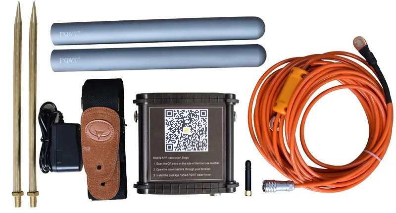 Máy dò nước ngầm độ sâu 400 mét kết nối điện thoại PQWT-M400 8 may tham do mach nuoc ngam m400