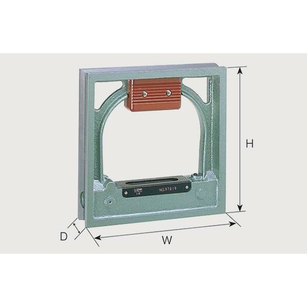 Nivo khung 250mm độ nhạy 0.02mm/m Niigata Seiki SLW-250002 3 Nivo khung 250mm độ nhạy 0.02mm/m Niigata Seiki SLW-250002 - Ảnh 2