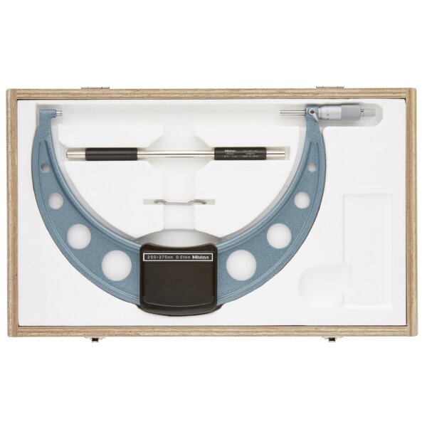 Panme Cơ Khí Đo Ngoài 250-275mm Mitutoyo 103-147-10 6 Panme Cơ Khí Đo Ngoài 250-275mm Mitutoyo 103-147-10 - Ảnh 3