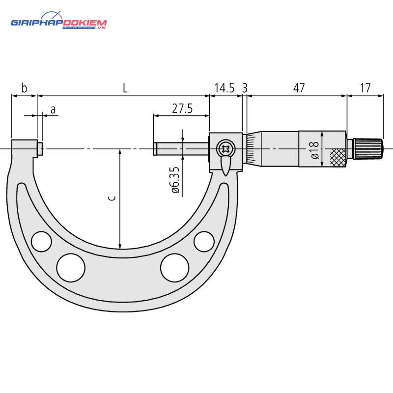Panme Cơ Khí Đo Ngoài 225-250mm Mitutoyo 103-146-10 5 Panme Cơ Khí Đo Ngoài 225-250mm Mitutoyo 103-146-10 - Ảnh 2
