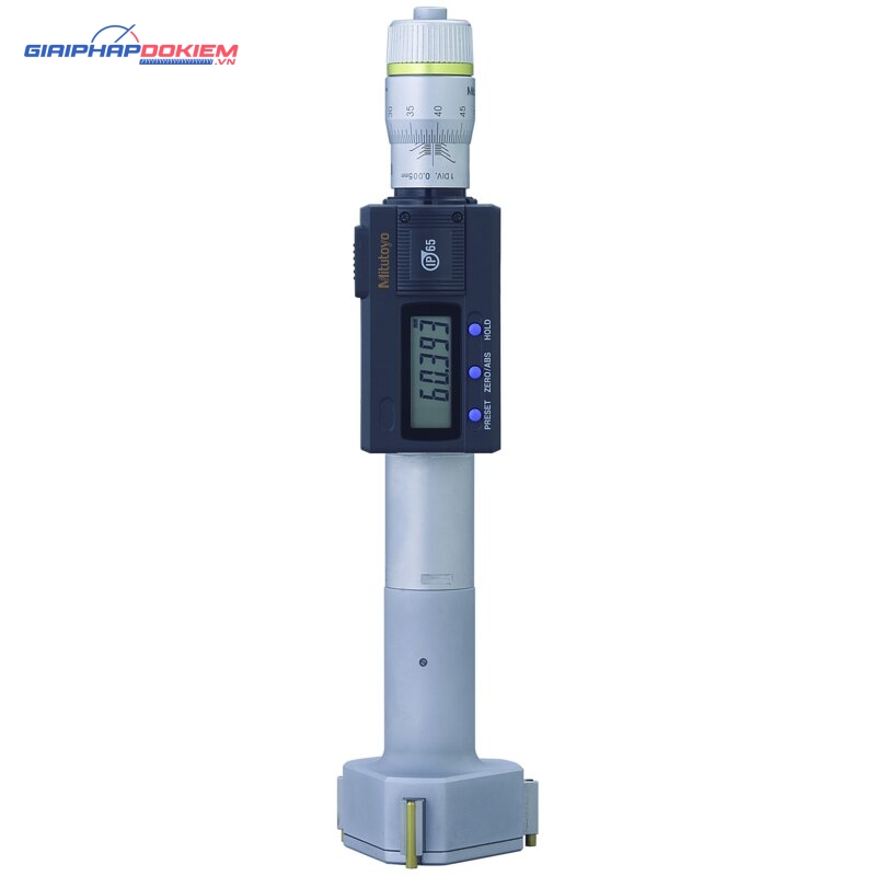 Panme Đo Lỗ 3 Chấu Điện Tử Metric, 75-88mm, IP65, TIN Mitutoyo 468-172 2 Panme Đo Lỗ 3 Chấu Điện Tử Metric, 75-88mm, IP65, TIN Mitutoyo 468-172