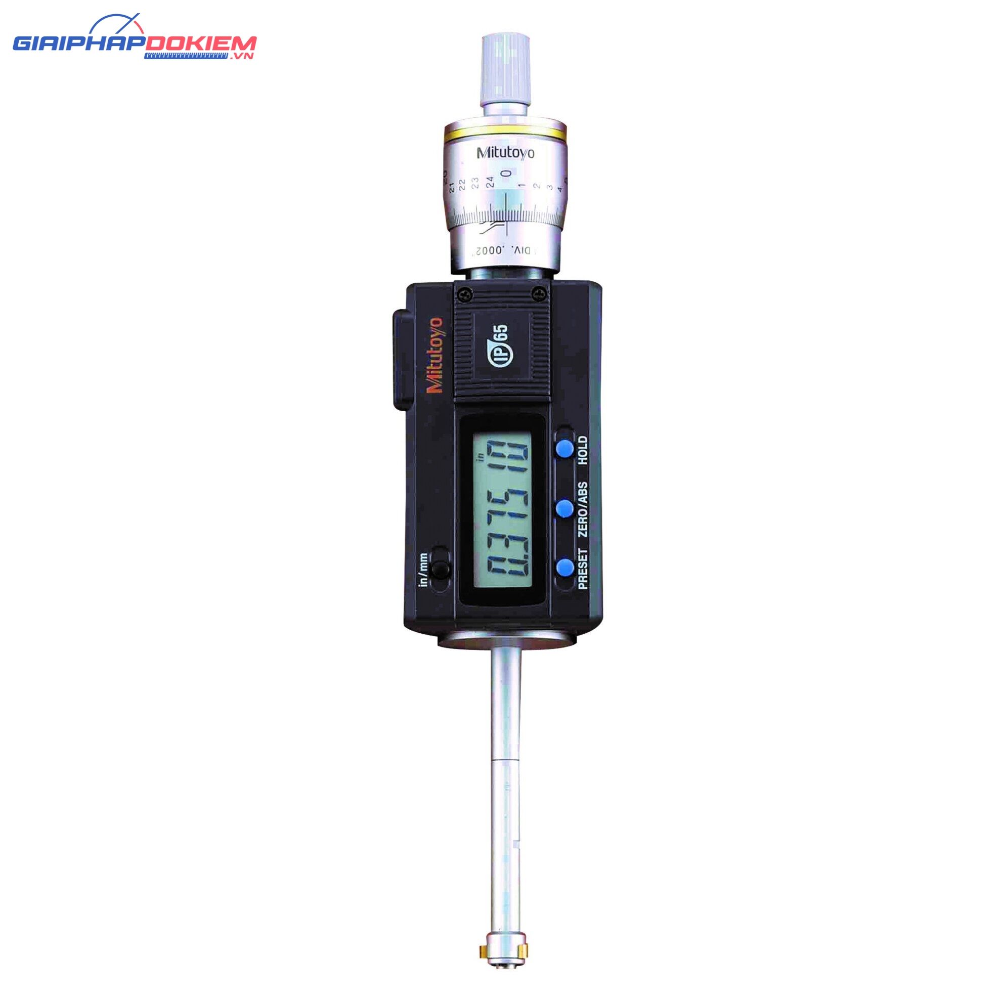 Panme Đo Lỗ 3 Chấu Điện Tử Metric/Metric, 0,35-0,425", IP65, TIN Mitutoyo 468-262 2 Panme Đo Lỗ 3 Chấu Điện Tử Metric/Metric, 0,35-0,425", IP65, TIN Mitutoyo 468-262