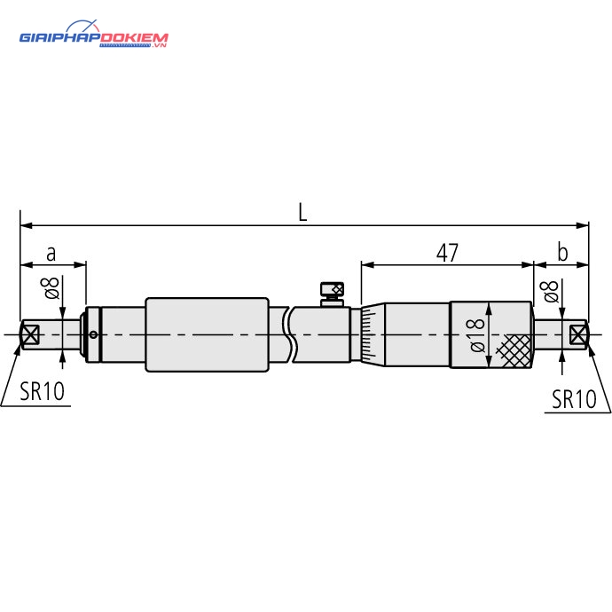 Panme Đo Trong Dạng Ống Nối Cơ Khí 500-525mm Mitutoyo 133-161 4 Panme Đo Trong Dạng Ống Nối Cơ Khí 500-525mm Mitutoyo 133-161 - Ảnh 2