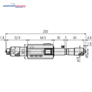 Panme Đo Trong Dạng Thanh Nối Điện Tử 200-1000mm Mitutoyo 339-301 8 panme do trong dang thanh noi dien tu 8 80 mitutoyo 339 304 1