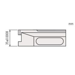 Phụ kiện Căn Mẫu Thép, Giá Đỡ Khối Đo 5mm Mitutoyo 619011 5 phu kien can mau thep gia do khoi do 20mm mitutoyo 619014 1