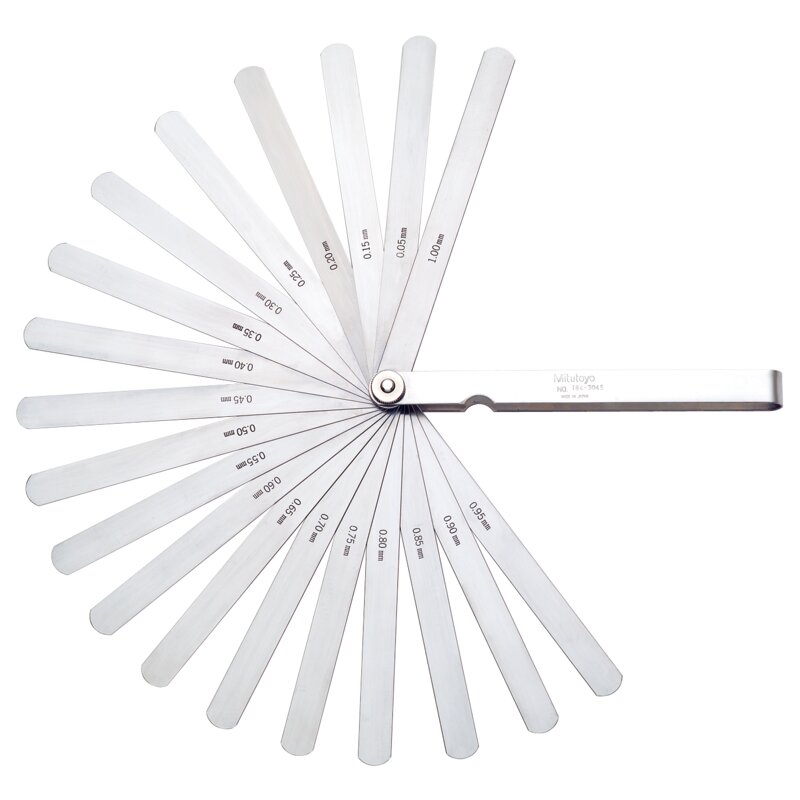 Bộ căn lá 0,03-0.5mm 13 lá Mitutoyo 184-302S 2 Bộ căn lá 0,03-0.5mm 13 lá Mitutoyo 184-302S