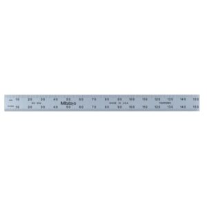 Thước Lá Thép 150mm/6", Metric/Inch Mitutoyo 182-206