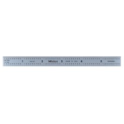 Thước Lá Thép 150mm/6", Metric/Inch Mitutoyo 182-207