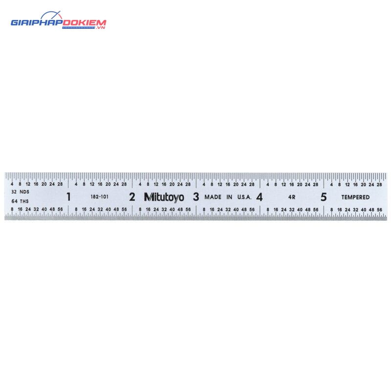 Thước Lá Thép 6" Inch Mitutoyo 182-101 3 Thước Lá Thép 6" Inch Mitutoyo 182-101