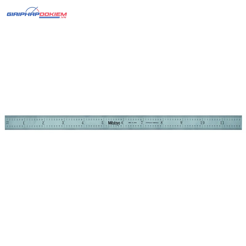 Thước Lá Thép 12" Inch Mitutoyo 182-122 3 Thước Lá Thép 12" Inch Mitutoyo 182-122