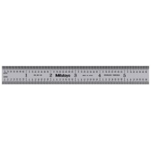 Thước Lá Thép 300mm/12", Metric/Inch Mitutoyo 182-125