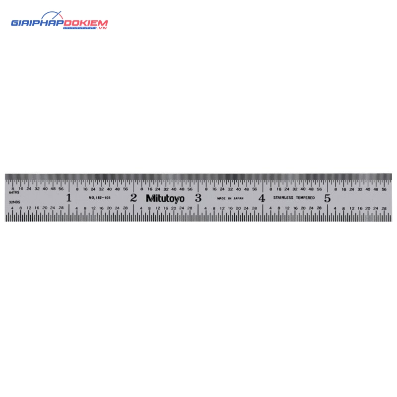 Thước Lá Thép 300mm/12", Metric/Inch Mitutoyo 182-125 3 Thước Lá Thép 300mm/12", Metric/Inch Mitutoyo 182-125