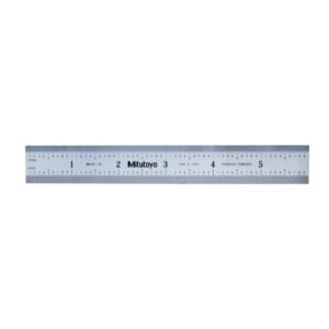 Thước Lá Thép 150mm/6", Metric/Inch Mitutoyo 182-106