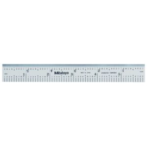 Thước Lá Thép 150mm/6", Metric/Inch Mitutoyo 182-108