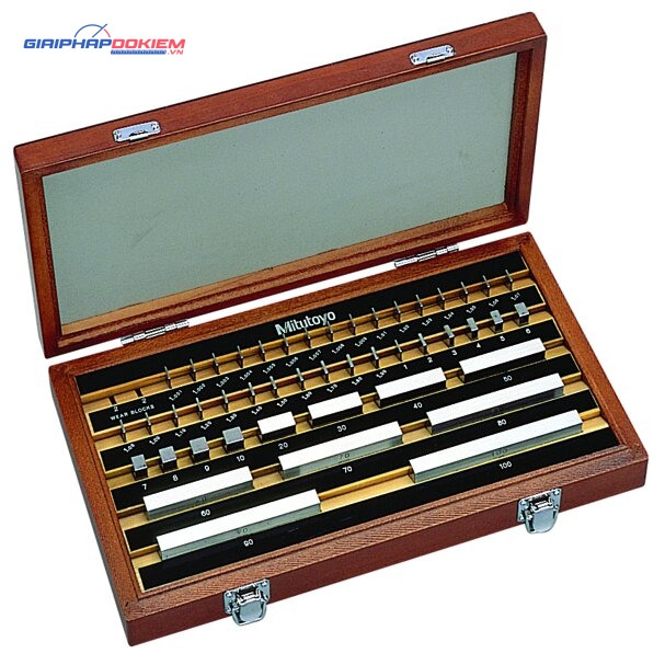 Bộ Căn Mẫu Thép 46 Miếng Cấp 2 Mitutoyo 516-997-10 2 Bộ Căn Mẫu Thép 46 Miếng Cấp 2 Mitutoyo 516-997-10