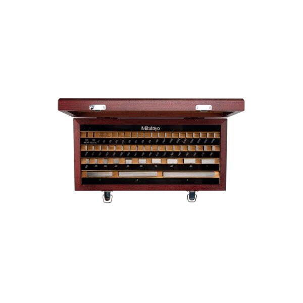 Bộ Căn Mẫu Thép Hệ Inch 49 Miếng Cấp 0 Mitutoyo 516-910-11 2 Bộ Căn Mẫu Thép Hệ Inch 49 Miếng Cấp 0 Mitutoyo 516-910-11