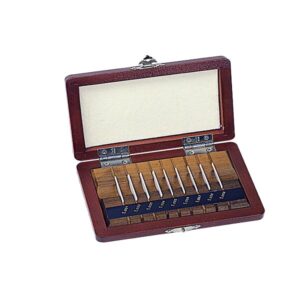 Bộ Căn Mẫu Ceramic Hệ Mét 9 Miếng Cấp 2 Mitutoyo 516-388-10