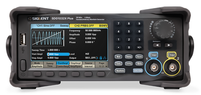 Thiết bị phát xung Siglent SDG1032X Plus 30MHz 2 Thiết bị phát xung Siglent SDG1032X Plus 30MHz