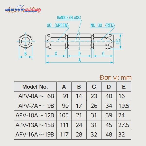Tay Cầm Trục Chuẩn Niigata Seiki APV-12A 7 Tay Cầm Trục Chuẩn Niigata Seiki APV-12A - Ảnh 5