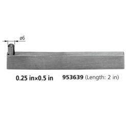 Thanh Giữ Đồ gá Cho Đồng Hồ So 0.25 in×0.5 in/ 2 in Mitutoyo 953639