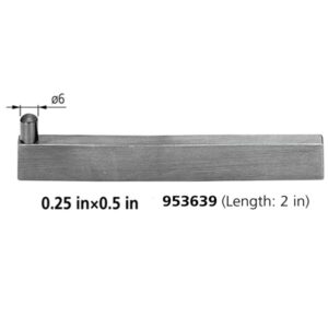 Thanh Giữ Đồ gá Cho Đồng Hồ So 0.25 in×0.5 in/ 2 in Mitutoyo 953639