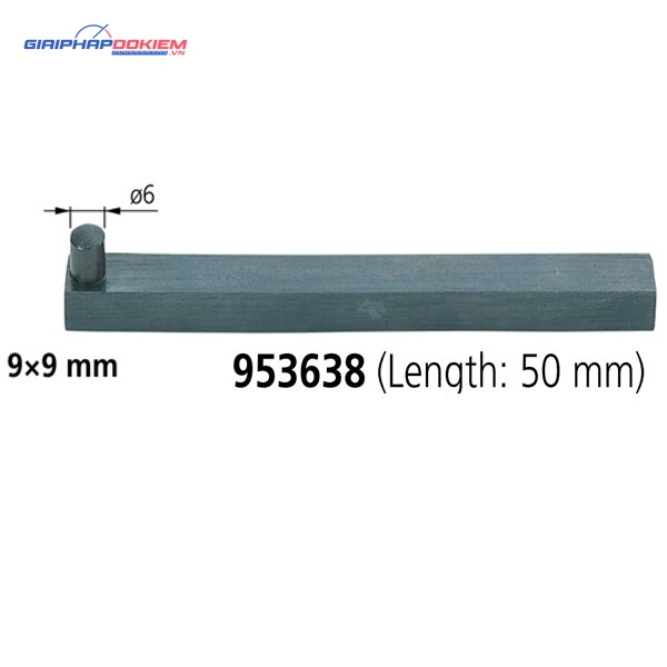 Thanh Giữ Đồ gá Cho Đồng Hồ So 9x9mm/50mm Mitutoyo 953638 2 Thanh Giữ Đồ gá Cho Đồng Hồ So 9x9mm/50mm Mitutoyo 953638